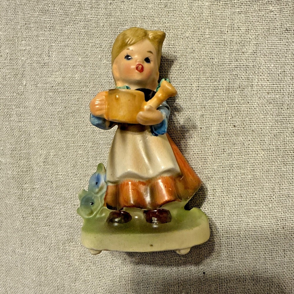 Set Vintage Napcoware Porcelain Boy & Girl Figurines C7364‎  Japan - Picture 6 of 11